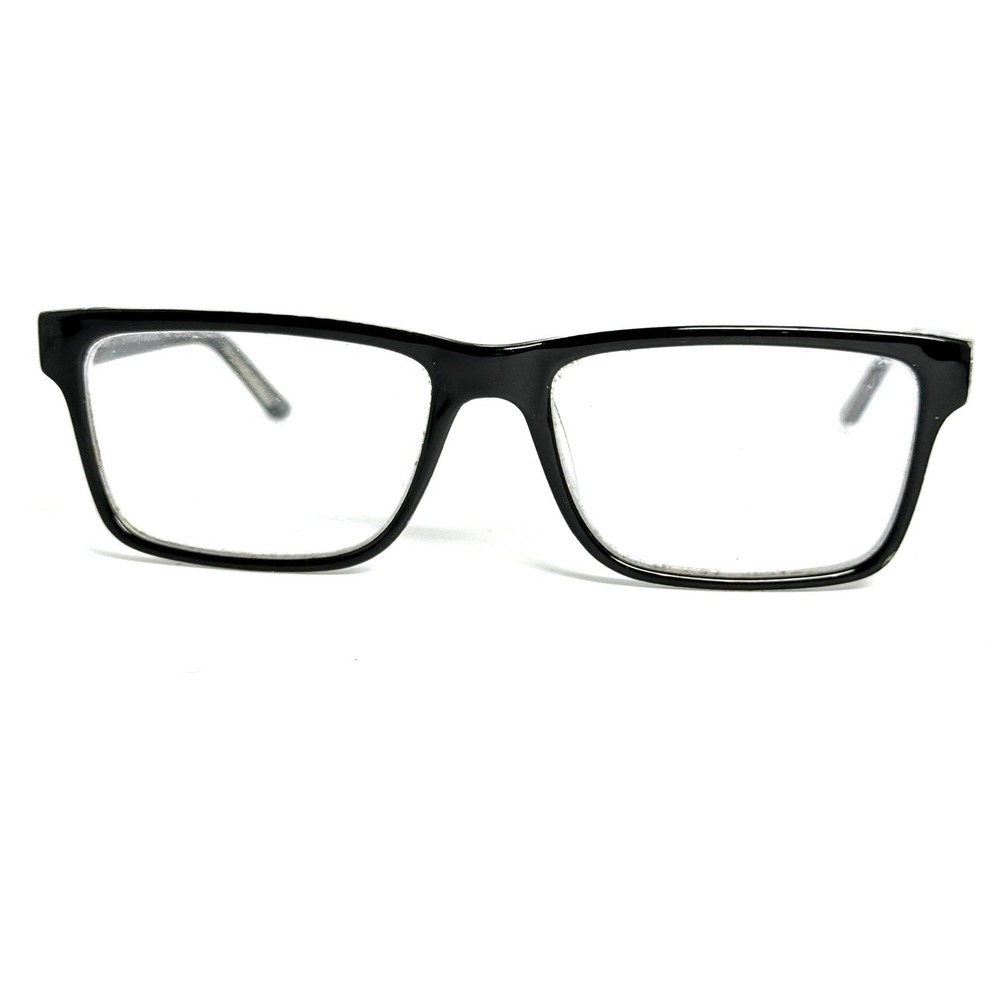 Modern Black Rectangular Eyeglass Frames MP 6103 BK 54-16-140